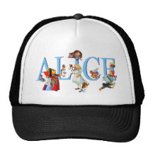 ALICE IN WONDERLAND & FRIENDS TRUCKER HATS
