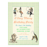 Alice In Wonderland Invitation  Birthday Party