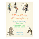 Alice In Wonderland Invitation  Birthday Party