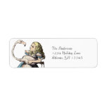 Alice In Wonderland Invitation Return Address
