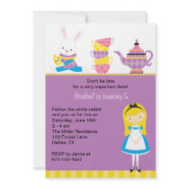Alice in Wonderland Invitations