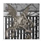 Alice In Wonderland Jabberwocky Grunge Tiles