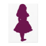 Alice In Wonderland Lilac Lavender Purple Postcard
