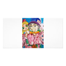 ALICE IN WONDERLAND MAD HATTER PHOTO GREETING CARD