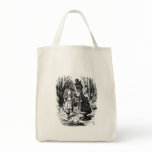 Alice in Wonderland Meets Red Queen Chess Piece Bags