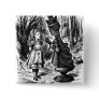 Alice in Wonderland Meets Red Queen Chess Piece Buttons