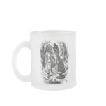 Alice in Wonderland Meets Red Queen Chess Piece Mug