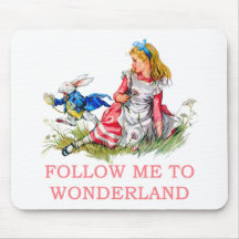 ALICE IN WONDERLAND MOUSE PADS