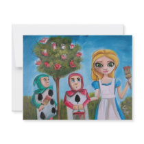 ALICE IN WONDERLAND PAINTING by Gordon Bruce Invitations