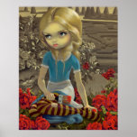 Alice in Wonderland Painting the Roses Red PRINT