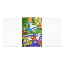 ALICE IN WONDERLAND PERSONALIZED PHOTO CARD