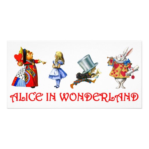 ALICE IN WONDERLAND PICTURE CARD