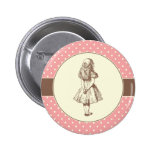 Alice in Wonderland Polka Dots Pin