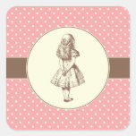 Alice in Wonderland Polka Dots Stickers