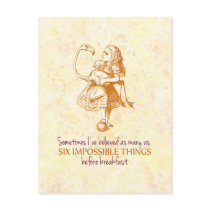 Alice in Wonderland Postcard