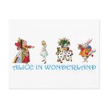 ALICE IN WONDERLAND postcards