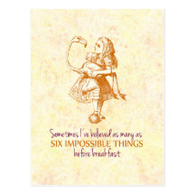 Alice in Wonderland Postcard