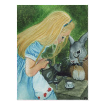 Alice in wonderland Postcard