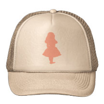 Alice In Wonderland Salmon Fuschia Pink Mesh Hat