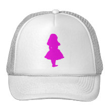 Alice In Wonderland Salmon Fuschia Pink Mesh Hats