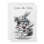 Alice in Wonderland Save the Date Invitation Card
