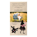 Alice in Wonderland Thank You Baby Photo Card photo cards