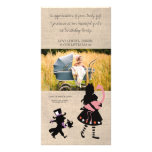 Alice in Wonderland Thank You Baby Photo Card photo cards