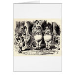 Alice in Wonderland: Twiddle Dee and Twiddle Dum Card