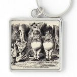 Alice in Wonderland: Twiddle Dee and Twiddle Dum Key Chains
