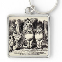 Alice in Wonderland: Twiddle Dee and Twiddle Dum Key Chains