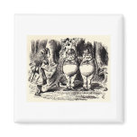 Alice in Wonderland: Twiddle Dee and Twiddle Dum Fridge Magnets