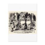 Alice in Wonderland: Twiddle Dee and Twiddle Dum Postcards