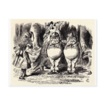 Alice in Wonderland: Twiddle Dee and Twiddle Dum postcards