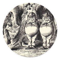 Alice in Wonderland: Twiddle Dee and Twiddle Dum Sticker