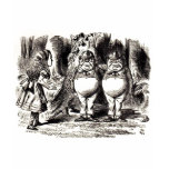 Alice in Wonderland: Twiddle Dee and Twiddle Dum t-shirts