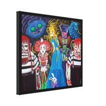 Alice in Zombieland Canvas Print