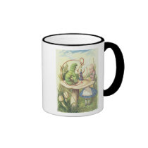 Alice Meets the Caterpillar mugs