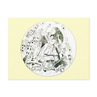 Alice Postcard by catchthenextwave