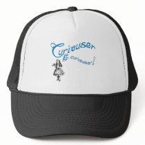 Alice Quote with Image Mesh Hat