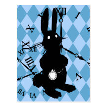 Alice Rabbit Late Postcards