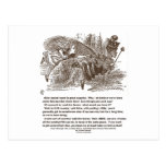 Alice Red Queen Running To Stay In Same Place Post Cards