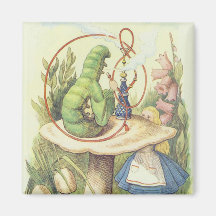 Alice rencontre Caterpillar Aimant