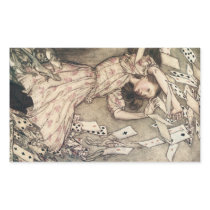 Alice’s Adventures in Wonderland by Arthur Rackham Rectangle Sticker