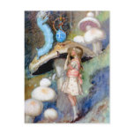 ALICE SEEKS ADVICE FORM A CATERPILLAR postcards