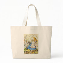 Alice & the Cards Full Colour Tote Bags