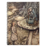 Alice & the Caterpillar by Arthur Rackham Notebook