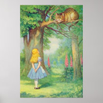 Alice & the Cheshire Cat Full Colour
