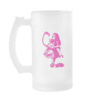 Alice & the Flamingo Pink Mugs