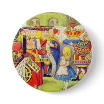 Alice & The Queen Button