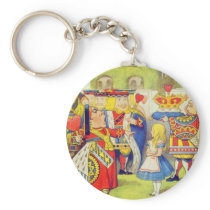 Alice & The Queen Keychains
